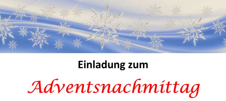 Adventsnachmittag