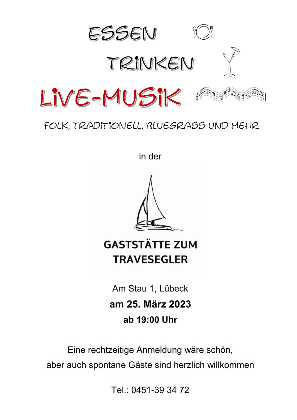 Esssen, Trinken Livemusik…