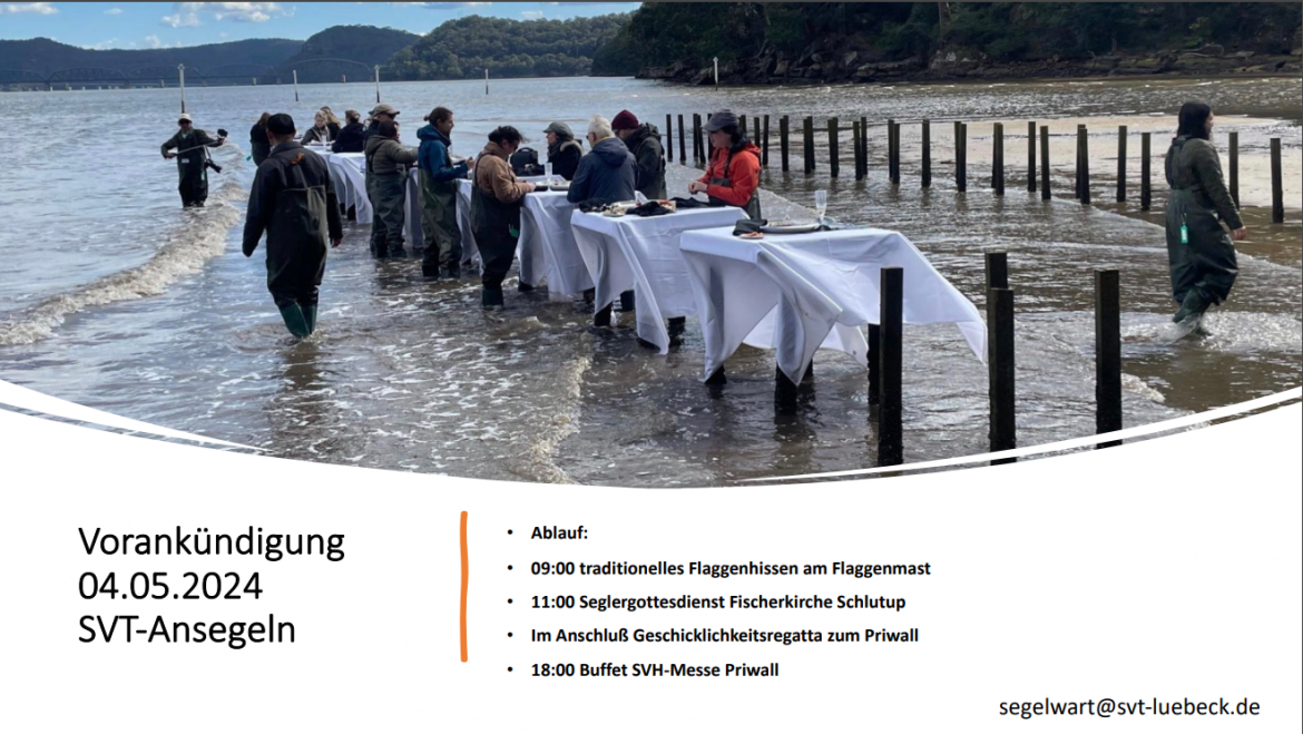 Vorankündigung SVT-Ansegeln