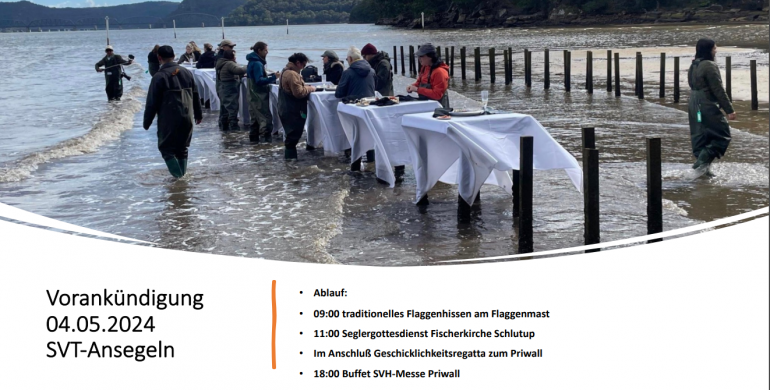 Vorankündigung SVT-Ansegeln