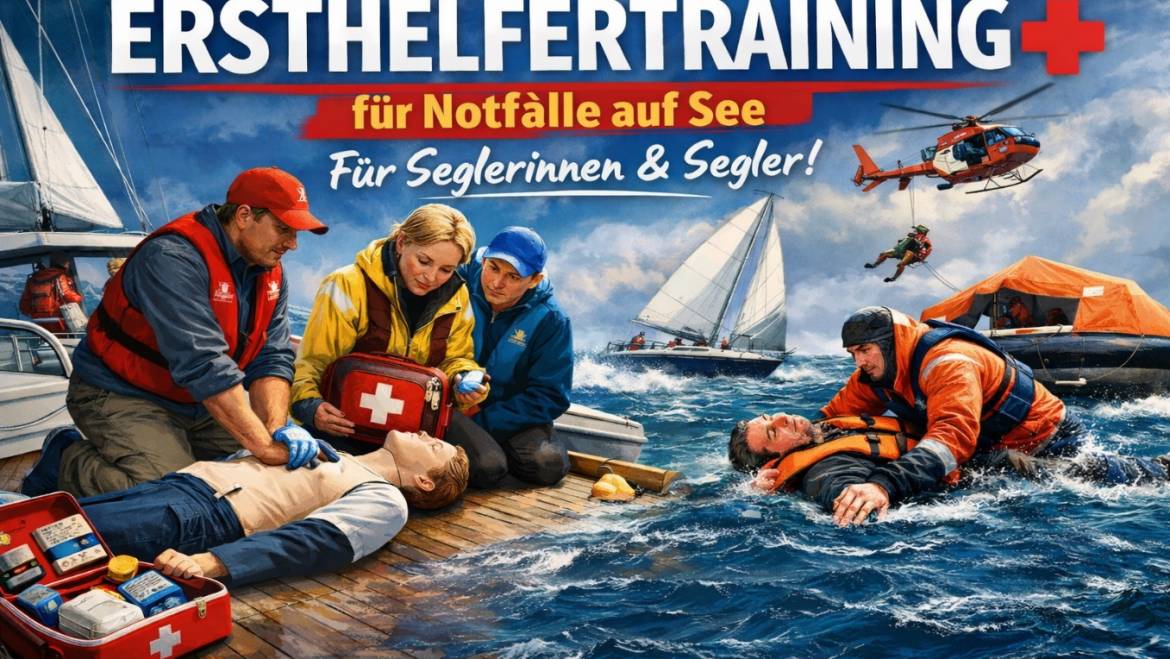 Achtung – Neuer Termin – Ersthelfertraining für Notfälle auf See