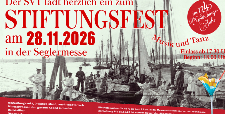 124. SVT-Stiftungsfest 2026 am Samstag, den 28.November 2026